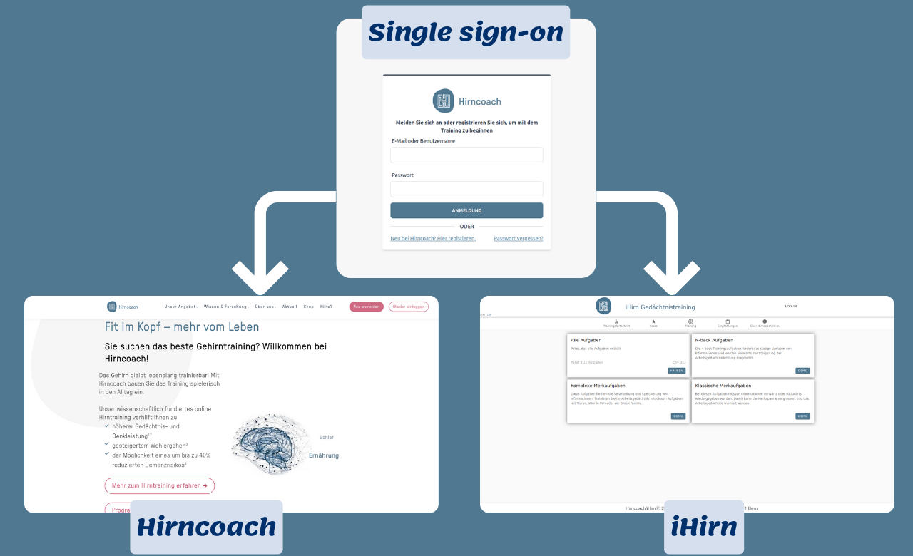 Hirncoach screenshot
