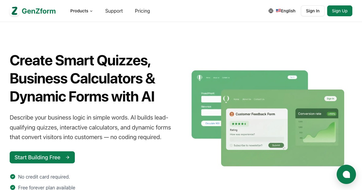 GenZform preview